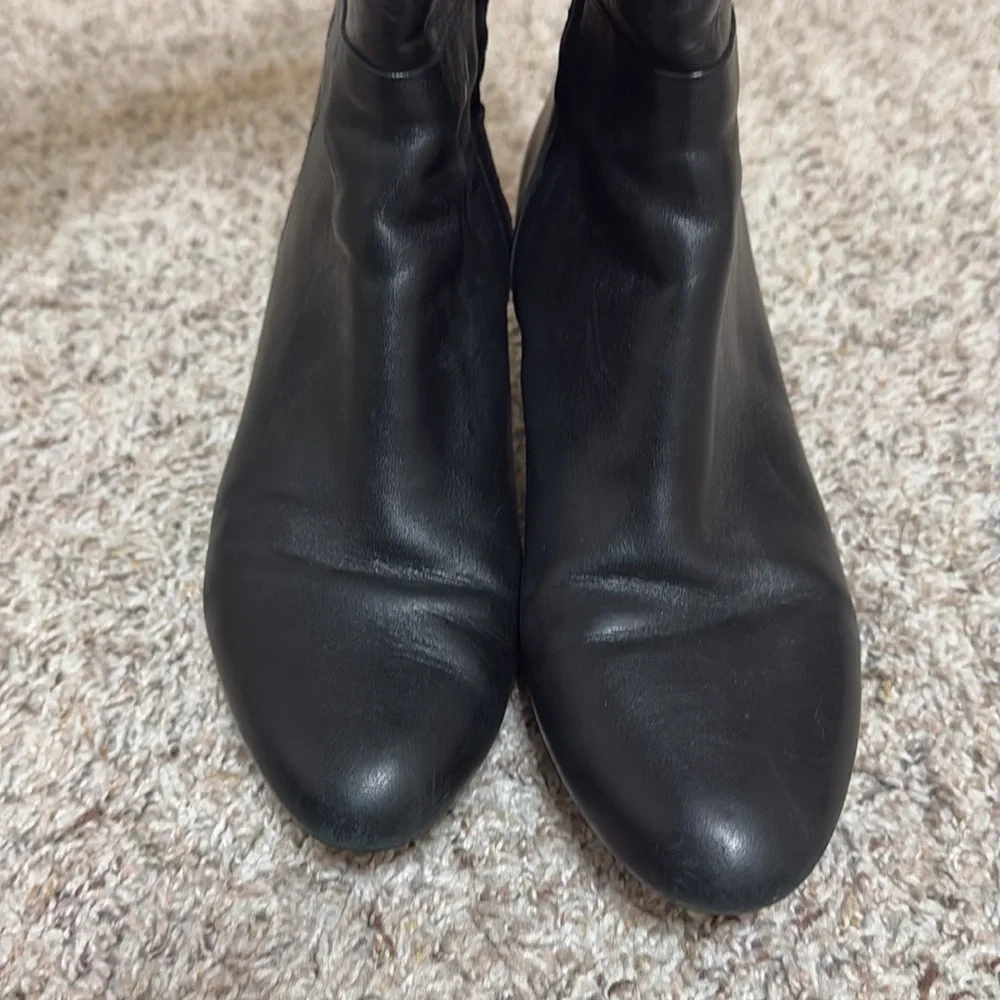 Michael Kors Black Tall Leather Boot - Picture 5 of 9